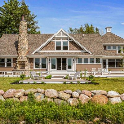 View of the exterior from Pickerel Lake